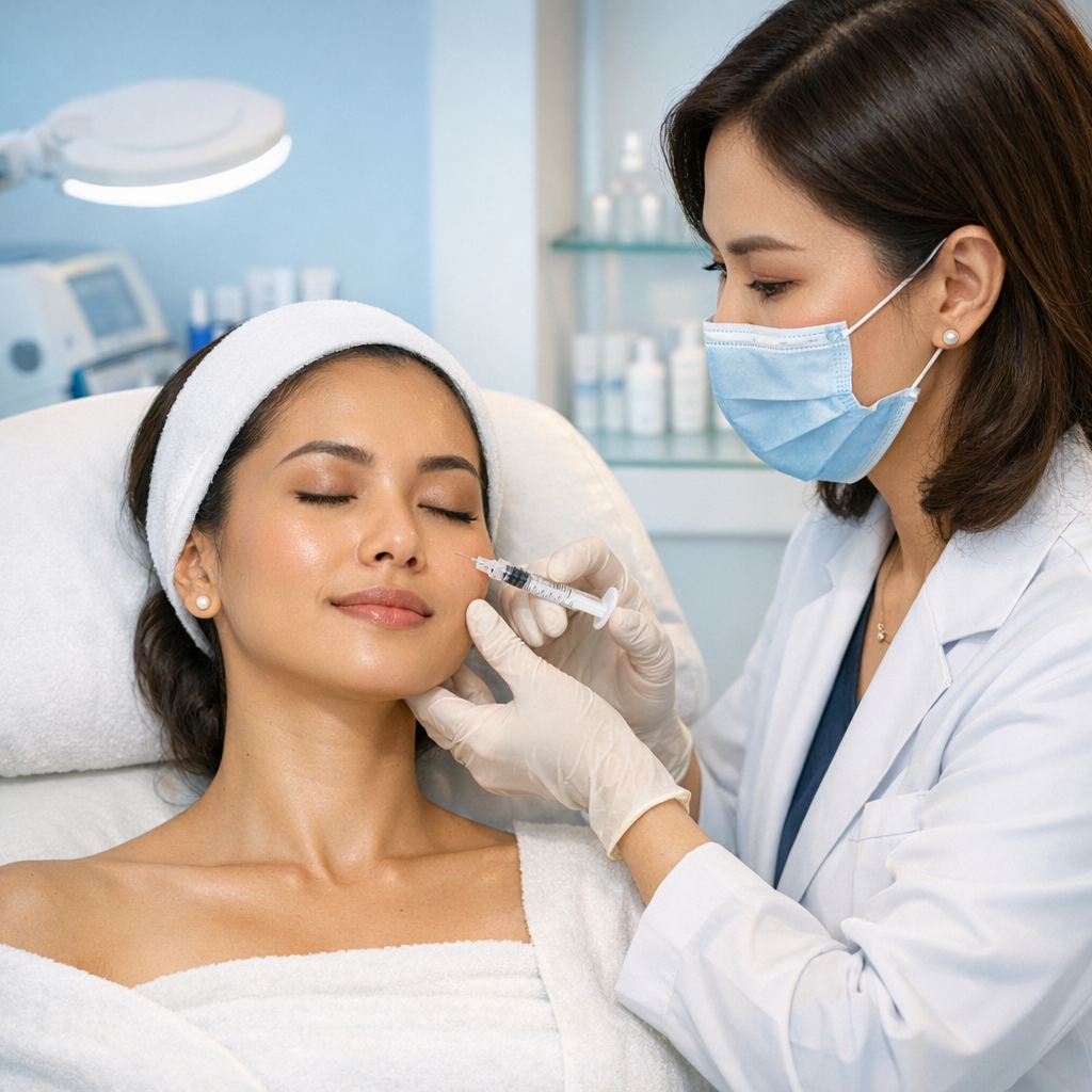 Treatment Juvelook skin booster di Skinex Clinic Bintaro Tangerang Selatan