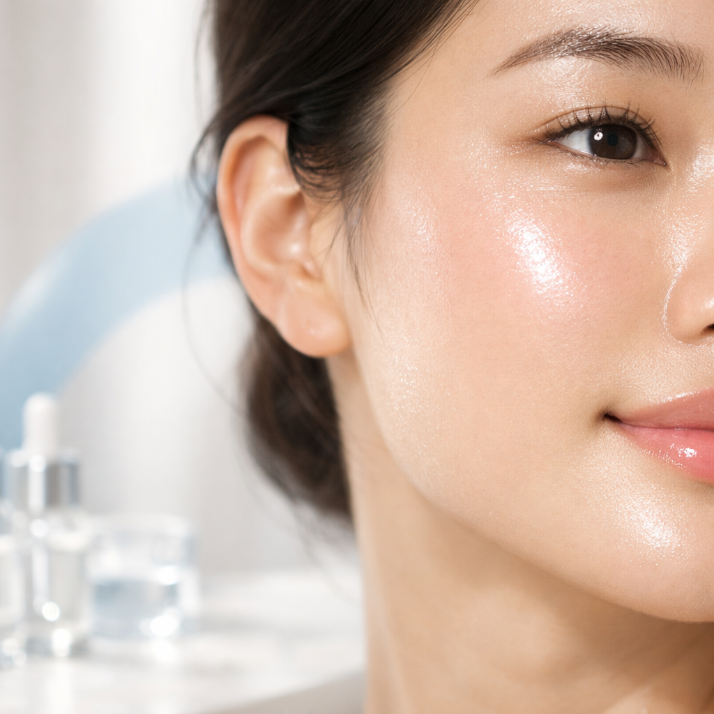 Kulit glowing setelah treatment Juvelook di Skinex Clinic Bintaro