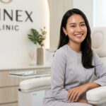 Wanita Indonesia setelah exosome treatment di Skinex Clinic Bintaro