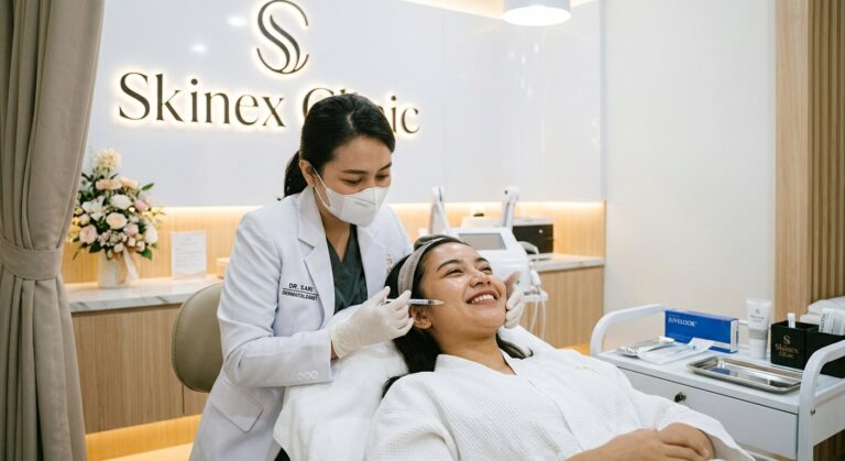 Pasien lanjutkan maintenance Juvelook dari Korea di Skinex Clinic Bintaro