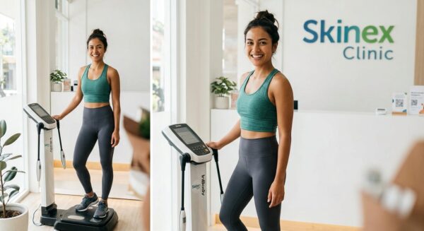 Persentase body fat ideal wanita Indonesia sesuai usia di Skinex Clinic Bintaro
